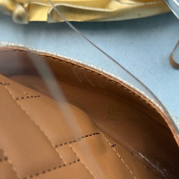 🆕 KURT GEIGER LONDON 🧿 NWOB Belgravia Vinyl 65 Slingback Heels, Silver, Sz 7.5 - Picture 12 of 14